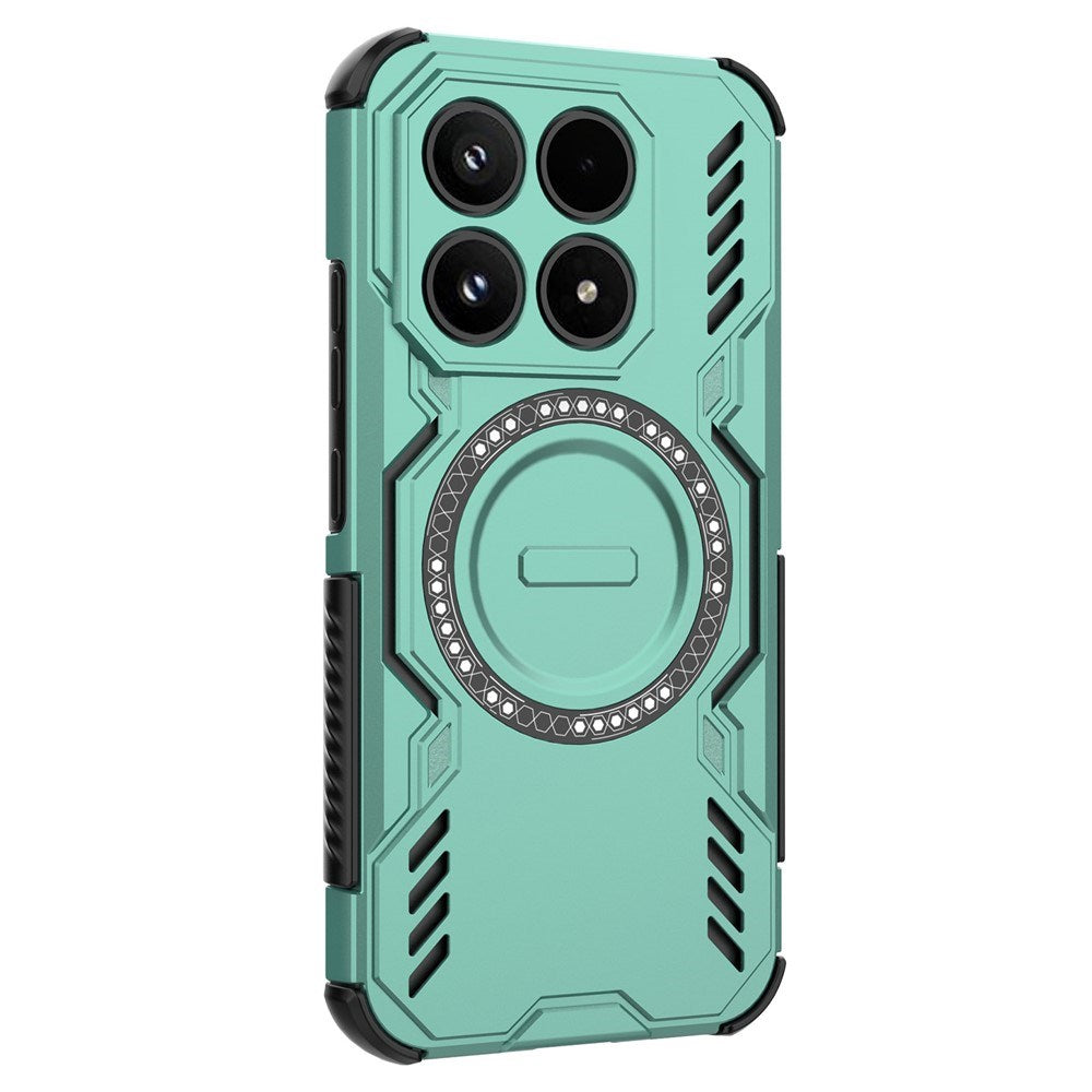Xiaomi 17 EIDERWOOD Tough Hybrid Case w. Heat Dissipation - Green