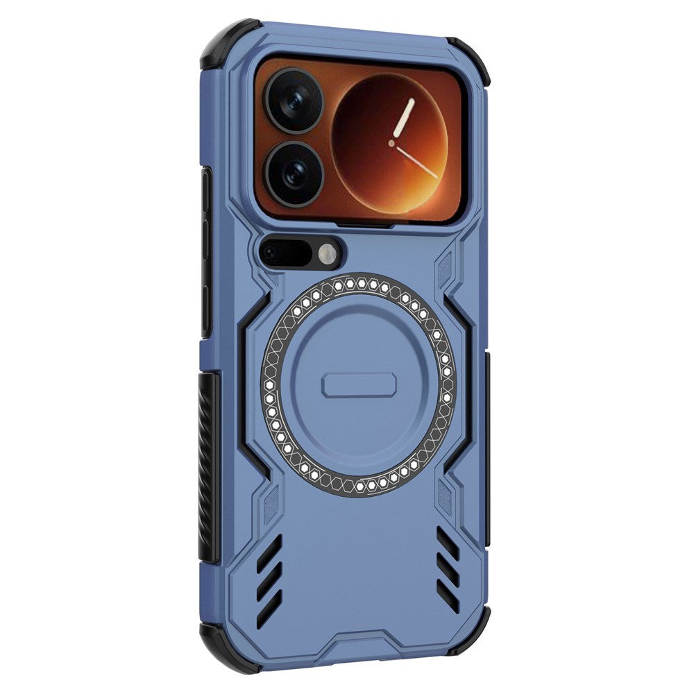 Xiaomi 17 Pro EIDERWOOD Tough Hybrid Case w. Heat Dissipation - Blue