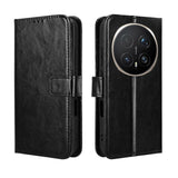 Honor Magic8 Pro EIDERWOOD Faux Leather Flip Case with Strap – Black