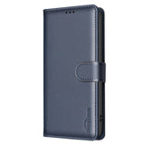 Honor X5c / X5c Plus BINFEN Faux Leather Flip Case with RFID Blocking - Blue