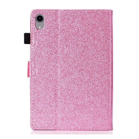 iPad 10.9" (2024/2022) Glitter Case w. Flip Stand & Card Holder - Pink