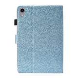 iPad 10.9" (2024/2022) Glitter Case w. Flip Stand & Card Holder - Blue