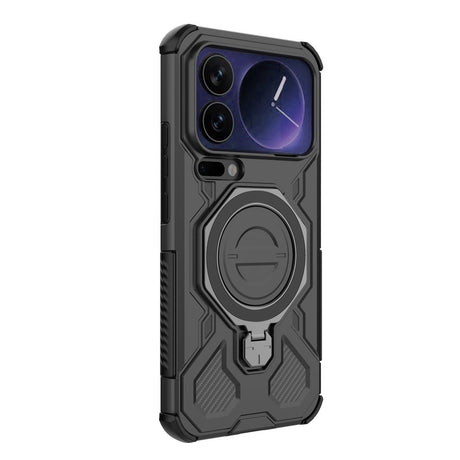 Xiaomi 17 Pro Max EIDERWOOD Tough Case with Magnetic Kickstand - Black