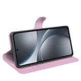 EIDERWOOD Oppo Find X9 Pro Faux Leather Flip Case with Cardholder & Stand Function - Pink