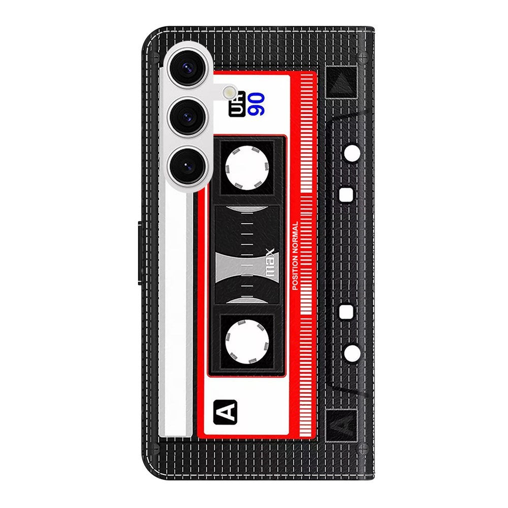 Samsung Galaxy S26 / S26 Pro EIDERWOOD Faux Leather Flip Case with Print - Cassette Tape