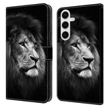 Samsung Galaxy S26+ (Plus) EIDERWOOD Faux Leather Flip Case with Print - Lion