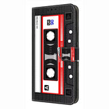 Samsung Galaxy S26+ (Plus) EIDERWOOD Faux Leather Flip Case with Print - Cassette Tape