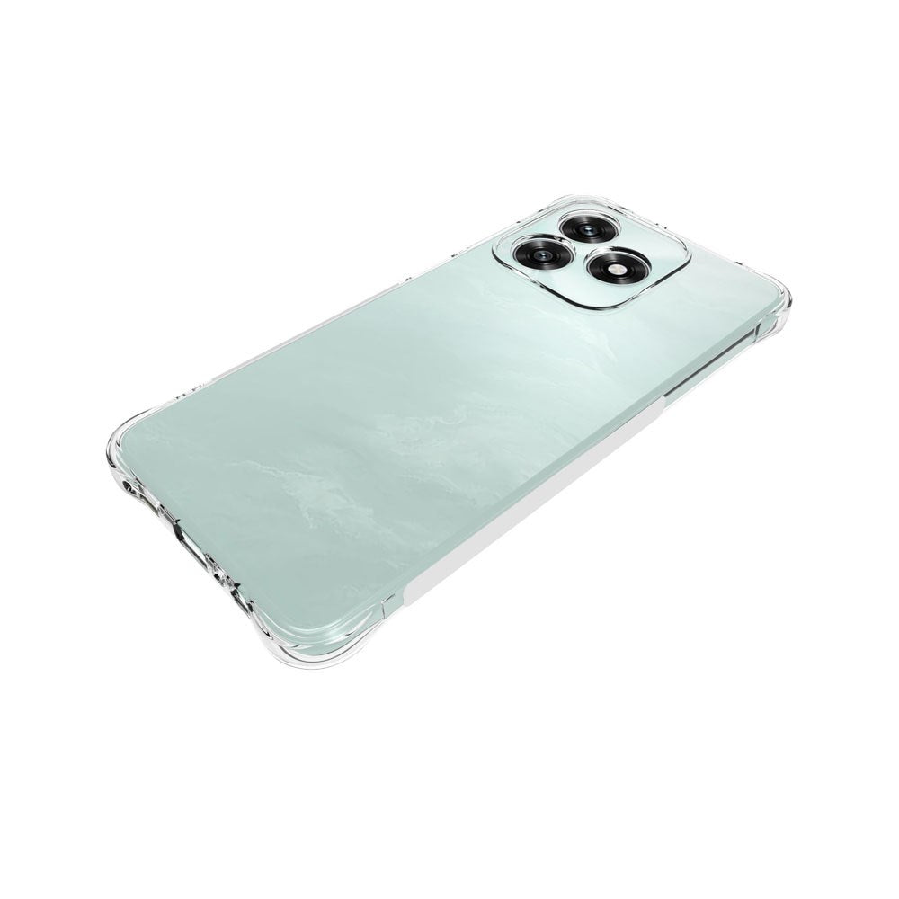 Honor X5c Plus Plastic Case with Shock Absorbing Corners - Transparent
