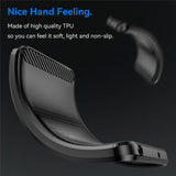 Honor Magic8 Pro EIDERWOOD Brushed Carbon Fiber Flexible Plastic Case - Black