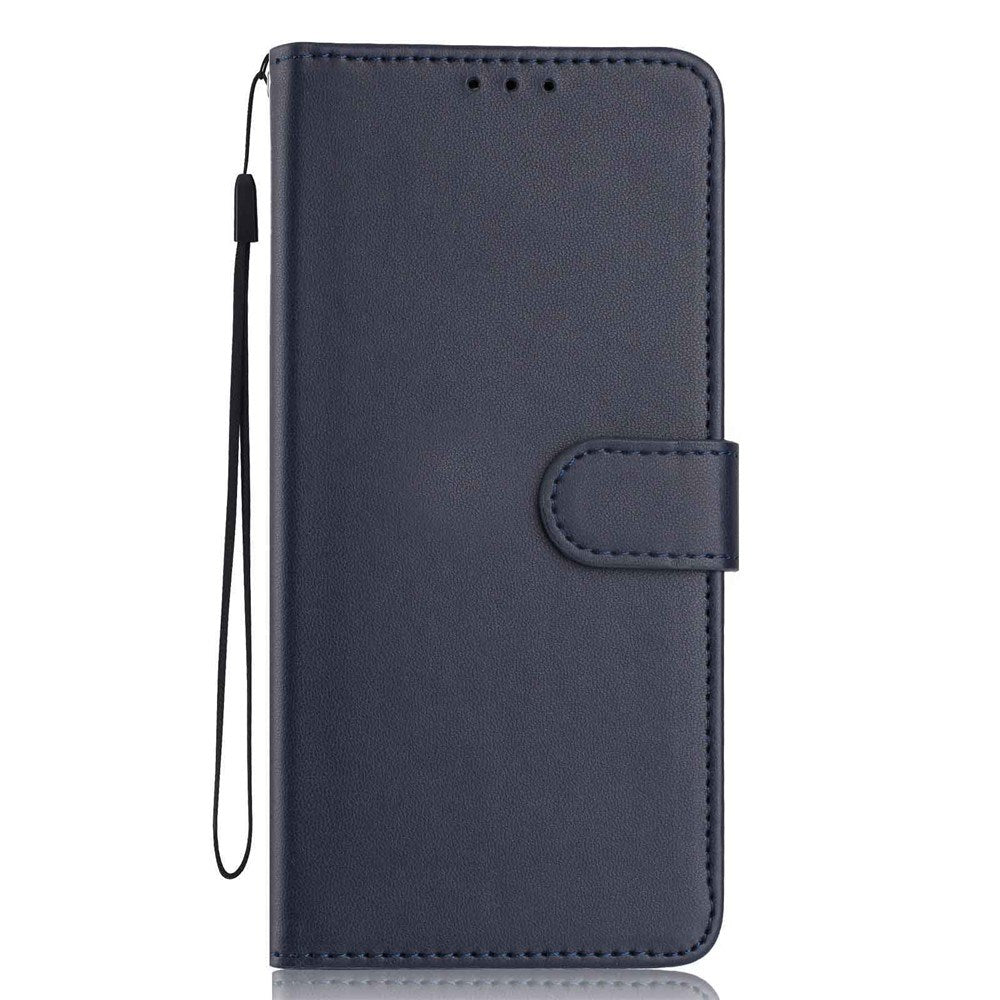 Google Pixel 10a EIDERWOOD Faux Leather Flip Case with Strap & Fold-Out Card Holder – Blue