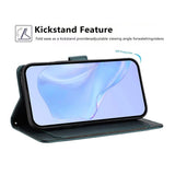 Google Pixel 10a EIDERWOOD Faux Leather Flip Case with Strap & Fold-Out Card Holder – Green