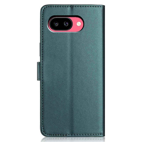 Google Pixel 10a EIDERWOOD Faux Leather Flip Case with Strap & Fold-Out Card Holder – Green
