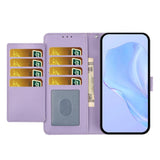 Google Pixel 10a EIDERWOOD Faux Leather Flip Case with Strap & Fold-Out Card Holder – Purple