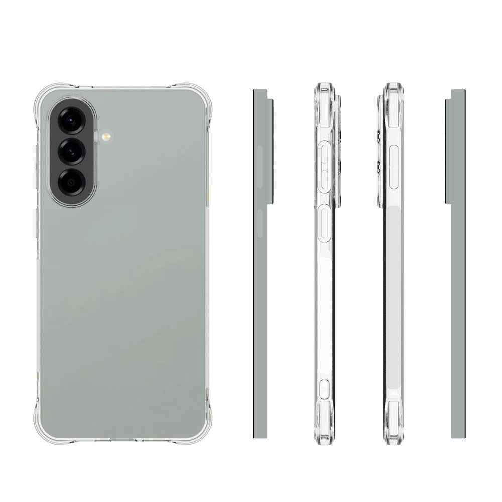 Samsung Galaxy A57 EIDERWOOD Flexible Plastic Case with Shock Absorbing Corners - Transparent