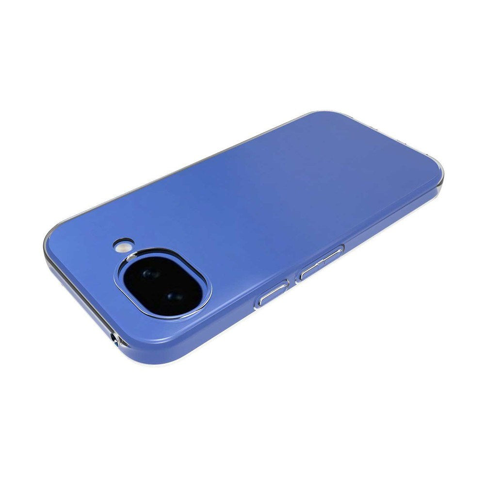 Google Pixel 10a EIDERWOOD 2-in-1 Protection Set with Flexible Plastic Case & Tempered Screen Protector Glass - Transparent