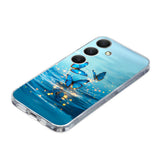 Samsung Galaxy A57 EIDERWOOD Flexible Plastic Case with Pattern - Blue Butterflies