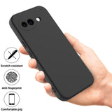 Google Pixel 10a EIDERWOOD Lined Silicone Case with Strap - Black