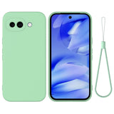 Google Pixel 10a EIDERWOOD Lined Silicone Case with Strap - Green