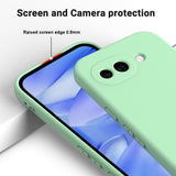 Google Pixel 10a EIDERWOOD Lined Silicone Case with Strap - Green