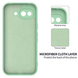 Google Pixel 10a EIDERWOOD Lined Silicone Case with Strap - Green