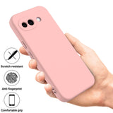 Google Pixel 10a EIDERWOOD Lined Silicone Case with Strap - Pink