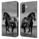 Samsung Galaxy A37 EIDERWOOD Flip Case with Card Holder & Stand Function - Horse