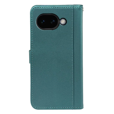 Google Pixel 10a EIDERWOOD Faux Leather Flip Case with Card Holder & Stand Function – Green