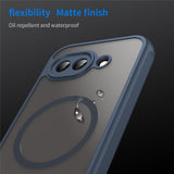 Google Pixel 10a EIDERWOOD Matte Hybrid Plastic Case - MagSafe Compatible - Blue