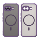 Google Pixel 10a EIDERWOOD Matte Hybrid Plastic Case - MagSafe Compatible - Purple