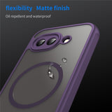 Google Pixel 10a EIDERWOOD Matte Hybrid Plastic Case - MagSafe Compatible - Purple