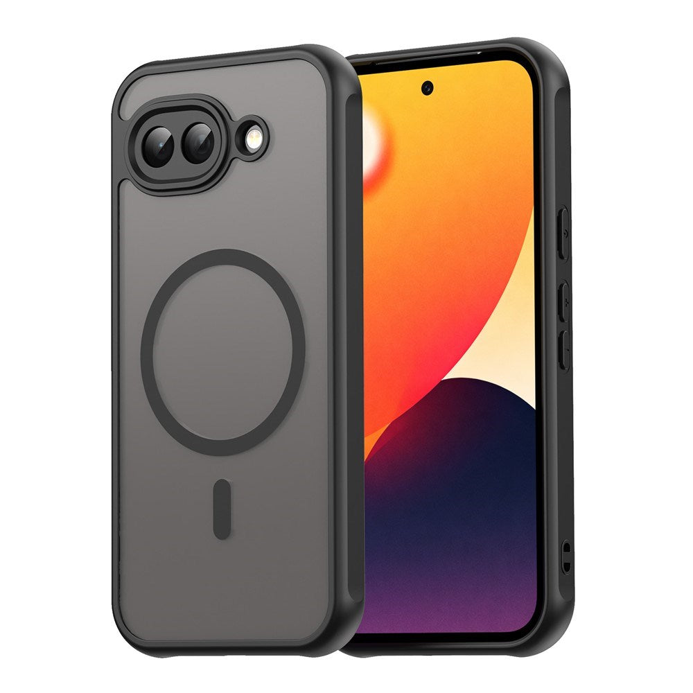 Google Pixel 10a EIDERWOOD Matte Hybrid Plastic Case - MagSafe Compatible - Black