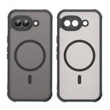 Google Pixel 10a EIDERWOOD Matte Hybrid Plastic Case - MagSafe Compatible - Black