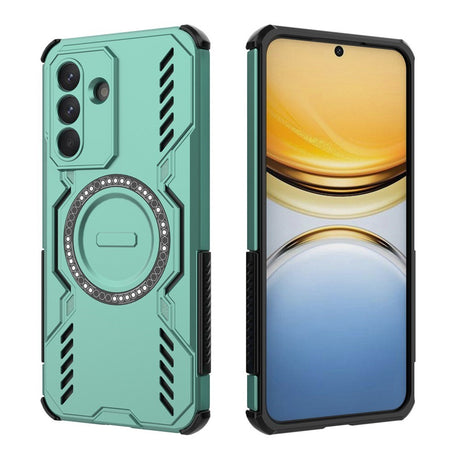 EIDERWOOD Samsung Galaxy A57 Craftsman Case with Heat Dissipation - MagSafe Compatible - Green