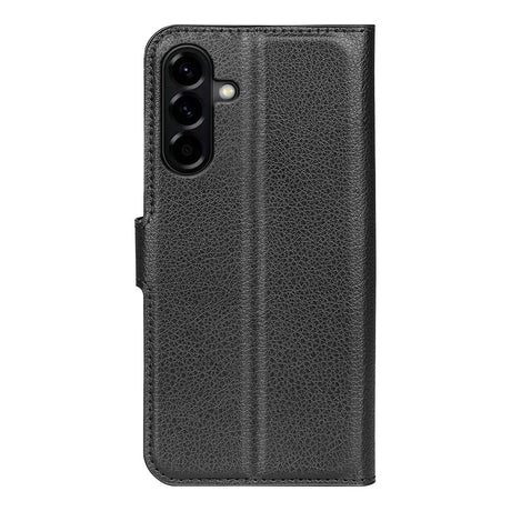 EIDERWOOD Samsung Galaxy A57 Faux Leather Flip Case with Cardholder & Stand Function - Black