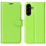 EIDERWOOD Samsung Galaxy A57 Faux Leather Flip Case with Cardholder & Stand Function - Green