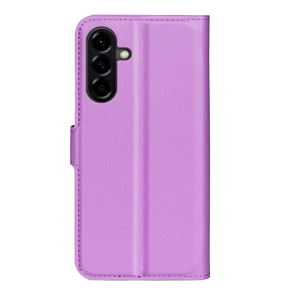 EIDERWOOD Samsung Galaxy A57 Faux Leather Flip Case with Cardholder & Stand Function - Purple