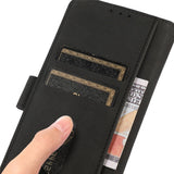 Samsung Galaxy A37 Faux Leather Flip Case with Card Holder - Black