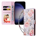Samsung Galaxy S26 / S26 Pro EIDERWOOD Faux Leather Flip Case with Flowers - Roses