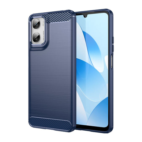 Motorola Moto G06 / G06 Power EIDERWOOD Carbon Fiber Case with Screen Protection - Blue