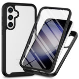 Samsung Galaxy A37 EIDERWOOD 360° Protective Case with Screen Protector - Transparent / Black