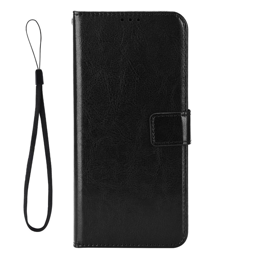EIDERWOOD Nothing Phone (3a) Lite Faux Leather Flip Case with Strap - Black