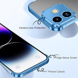 iPhone 17 Two-Piece Bumper Case with Camera Protector - Blue