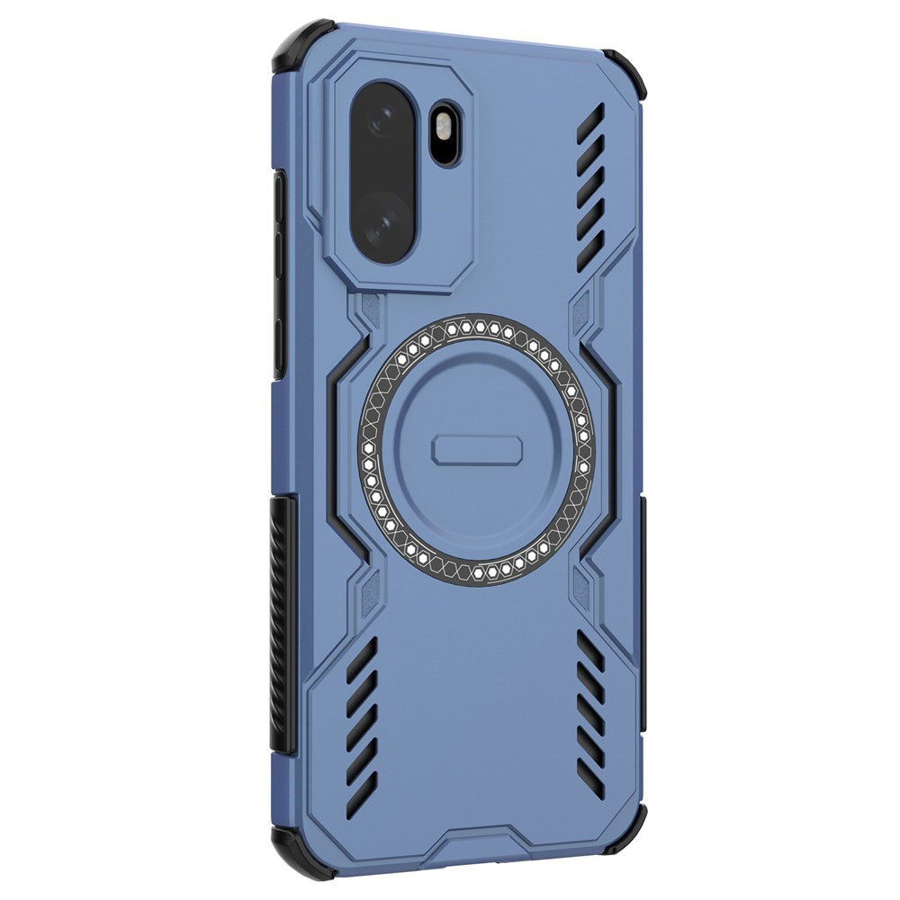 EIDERWOOD OnePlus 15R Craftsman Case with Heat Dissipation - MagSafe Compatible - Blue