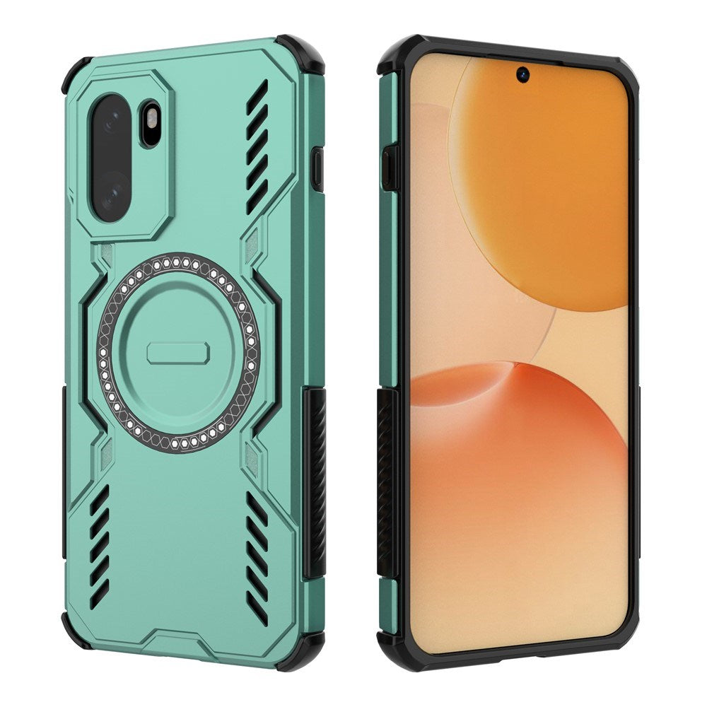 EIDERWOOD OnePlus 15R Craftsman Case with Heat Dissipation - MagSafe Compatible - Green