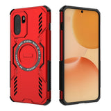 EIDERWOOD OnePlus 15R Craftsman Case with Heat Dissipation - MagSafe Compatible - Red