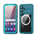 Samsung Galaxy S26 Redpebber Waterproof Hybrid Plastic Case – MagSafe Compatible – Blue
