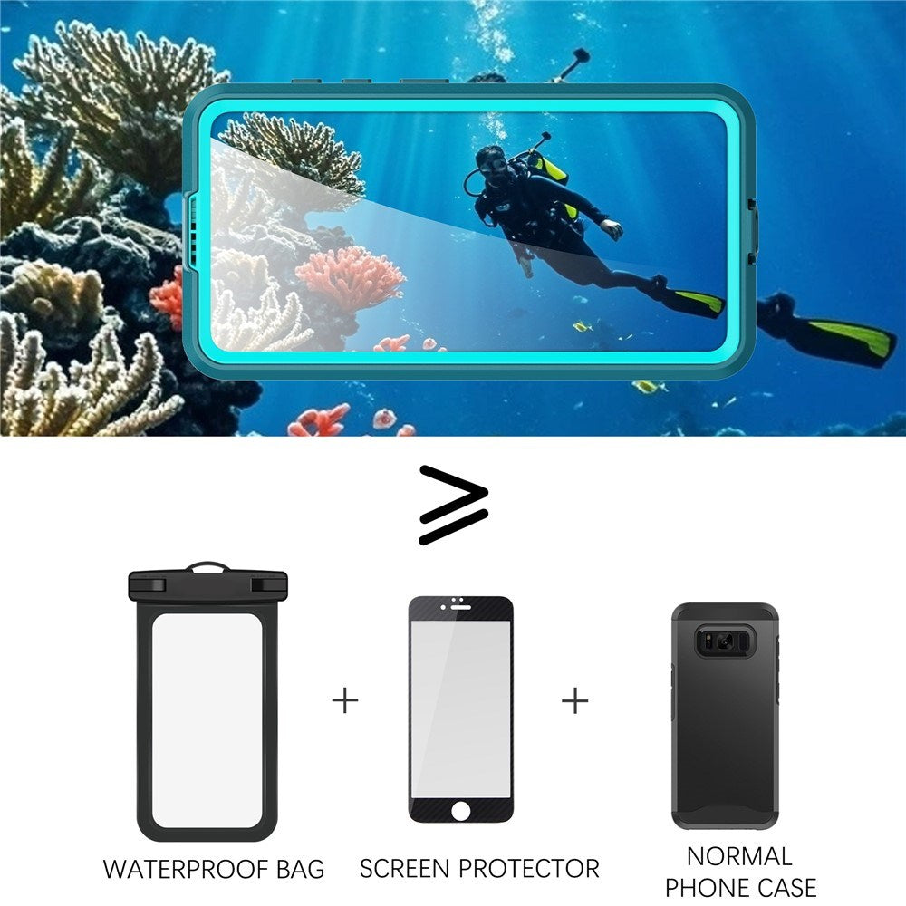 Samsung Galaxy S26 Redpebber Waterproof Hybrid Plastic Case – MagSafe Compatible – Blue