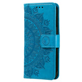 OnePlus 15R EIDERWOOD Faux Leather Flip Case with Pattern - Blue