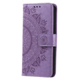 OnePlus 15R EIDERWOOD Faux Leather Flip Case with Pattern - Purple