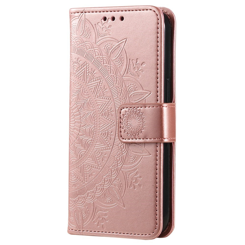 OnePlus 15R EIDERWOOD Faux Leather Flip Case with Pattern - Pink